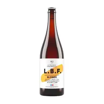 Auchan Bière blonde l.b.f offre