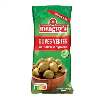 Auchan Olives vertes farcies piment espelette menguy's offre