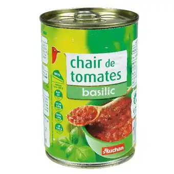 Auchan Chair de tomates au basilic auchan offre