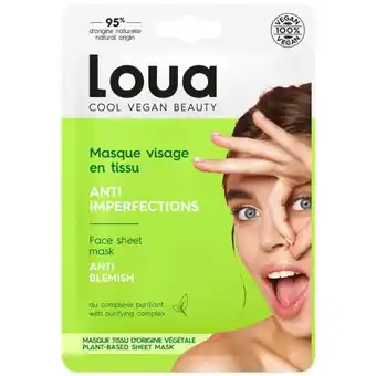Auchan Masque anti imperfection loua offre