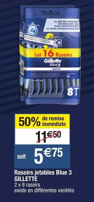 Rasoirs jetables blue 3