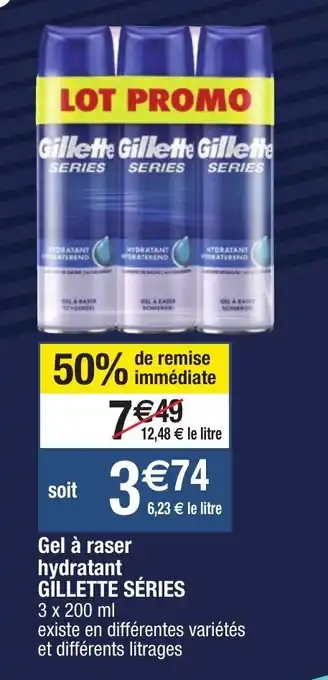 Gel à raser hydratant
