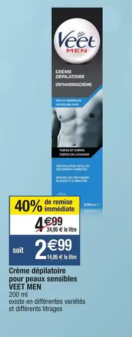 Migros Crème dépilatoire pour peaux sensibles offre