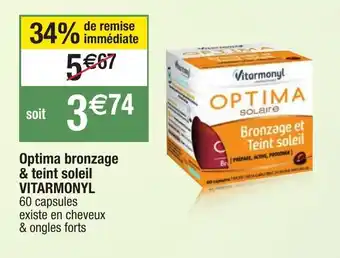Optima bronzage & teint soleil