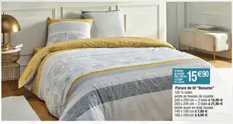 Migros Parure de lit Beaume offre