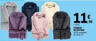 E.Leclerc PEIGNOIR MICROFIBRE 100% offre