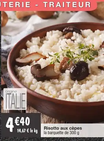 Risotto aux cèpes