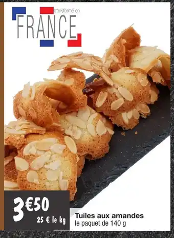 Migros Tuiles aux amandes offre