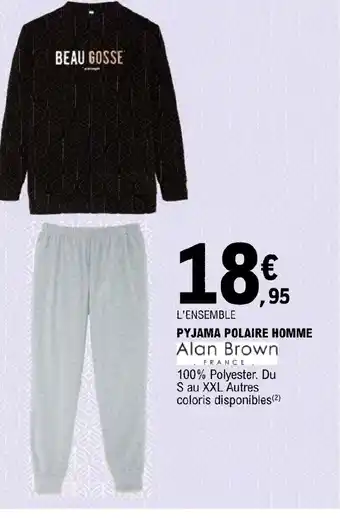E.Leclerc PYJAMA POLAIRE HOMME offre
