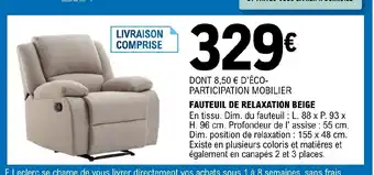 Fauteuil de relaxation