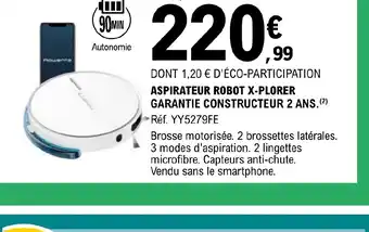 E.Leclerc ASPIRATEUR ROBOT X-PLORER offre