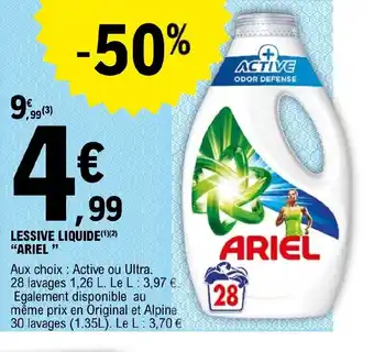 E.Leclerc LESSIVE LIQUIDE ARIEL " offre