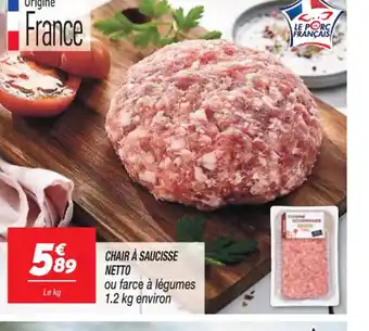 Netto CHAIR À SAUCISSE NETTO offre