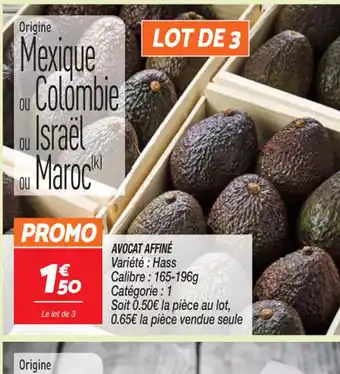 Netto AVOCAT AFFINÉ offre