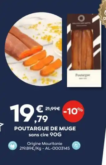 POUTARGUE DE MUGE sans cire 90G