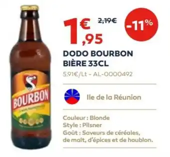Cabesto DODO BOURBON BIÈRE 33CL offre