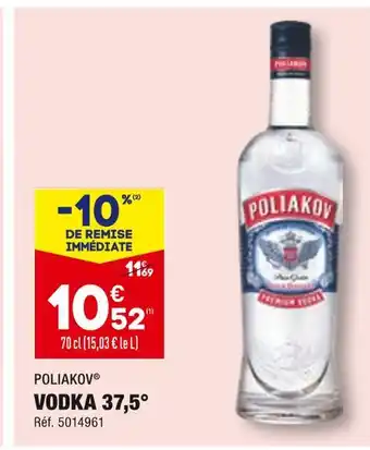 ALDI Poliakov vodka 37,5° offre