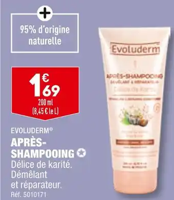 ALDI Evoluderm après-shampooing offre