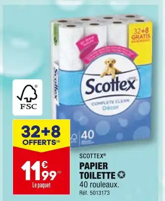 ALDI Scottex papier toilette offre
