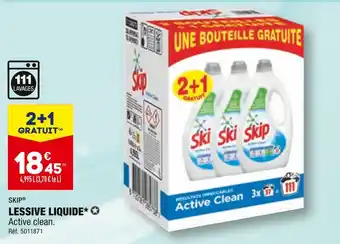 ALDI Skip lessive liquide offre