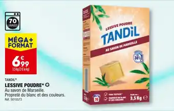 ALDI Tandil lessive poudre offre