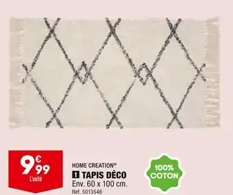 ALDI Home creation tapis déco offre