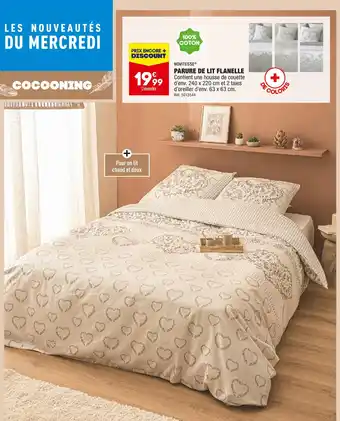 Novitesse parure de lit flanelle