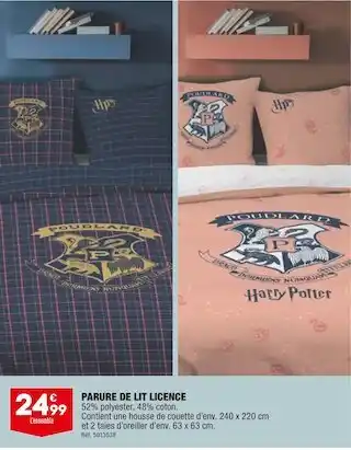 ALDI Parure de lit licence offre