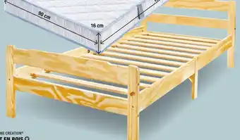 ALDI Home creation lit en bois offre