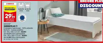 ALDI Novitesse surmatelas offre