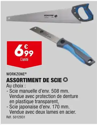 ALDI Workzone assortiment de scie offre