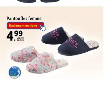 Lidl Esmara pantoufles femme offre
