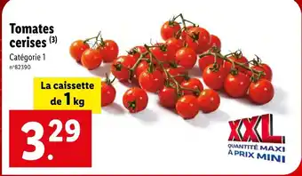 Lidl Tomates cerises offre