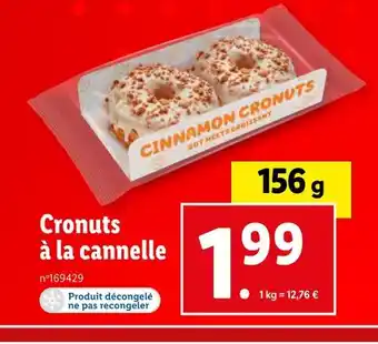 Cronuts à la cannelle