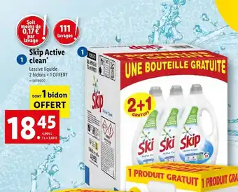 Lidl Skip skip active clean offre