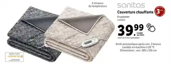 Lidl Sanitas couverture chauffante offre