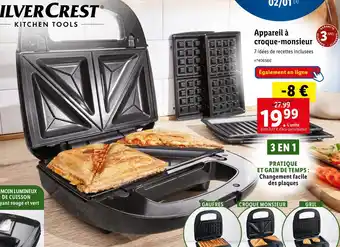 Lidl Silver crest appareil à croque-monsieur offre