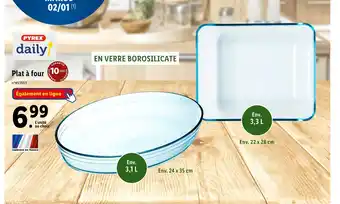 Lidl Daily plat à four offre