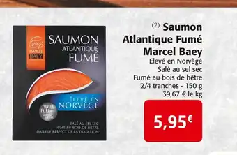 Colruyt Marcel baey saumon atlantique fumé offre