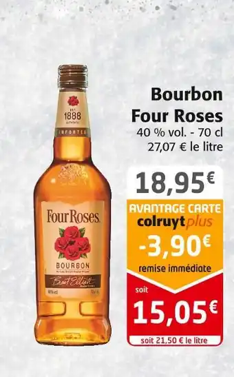 Colruyt Four roses bourbon offre