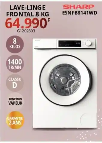 Gitem LAVE-LINGE FRONTAL 8 KG offre