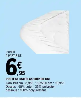 E.Leclerc PROTÈGE MATELAS 90X190 CM 140x190 cm offre
