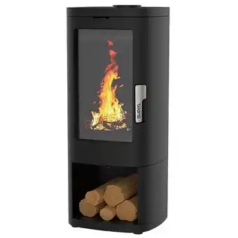 Bricomarché Poêle à bois fonte 11.5kw noir - fr9016200b offre