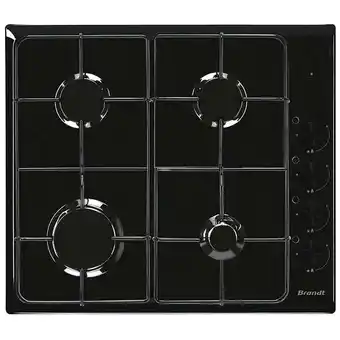 Bricorama Table de cuisson gaz 60cm 4 feux noir - bpe3410b offre