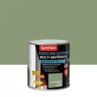 Bricorama Peinture multimatériau extérieur syntilor vert provence satiné 0.5 l offre