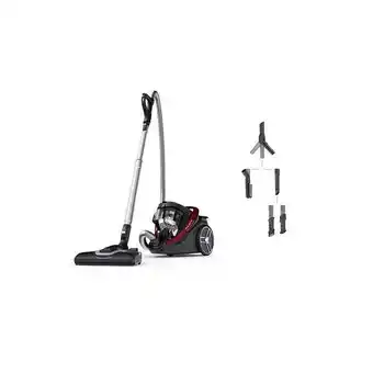 Bricorama Aspirateur sans sac 500w 59db rouge/noir - ro7933ea offre