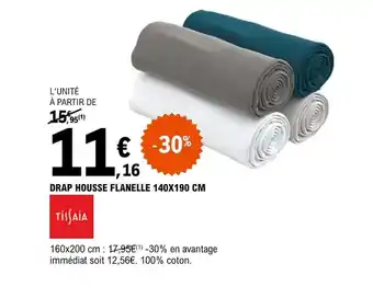 DRAP HOUSSE FLANELLE 140X190 CM