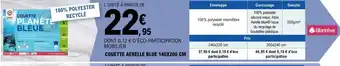 E.Leclerc COUETTE AERELLE BLUE 140X200 CM offre