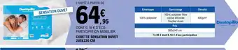 E.Leclerc COUETTE CHAUDE SENSATION DUVET offre