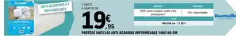 E.Leclerc PROTÈGE MATELAS ANTI-ACARIENS IMPERMÉABLE 140X190 CM offre